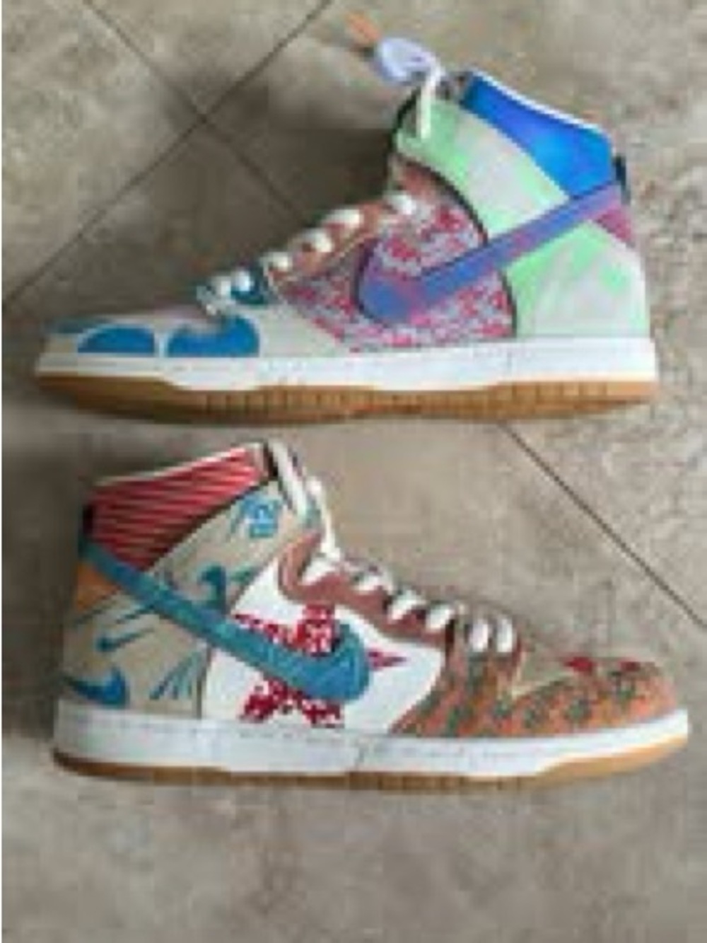 Nike SB Dunk High x Thomas Campbell What The 2017 - READ DESCRIPTION